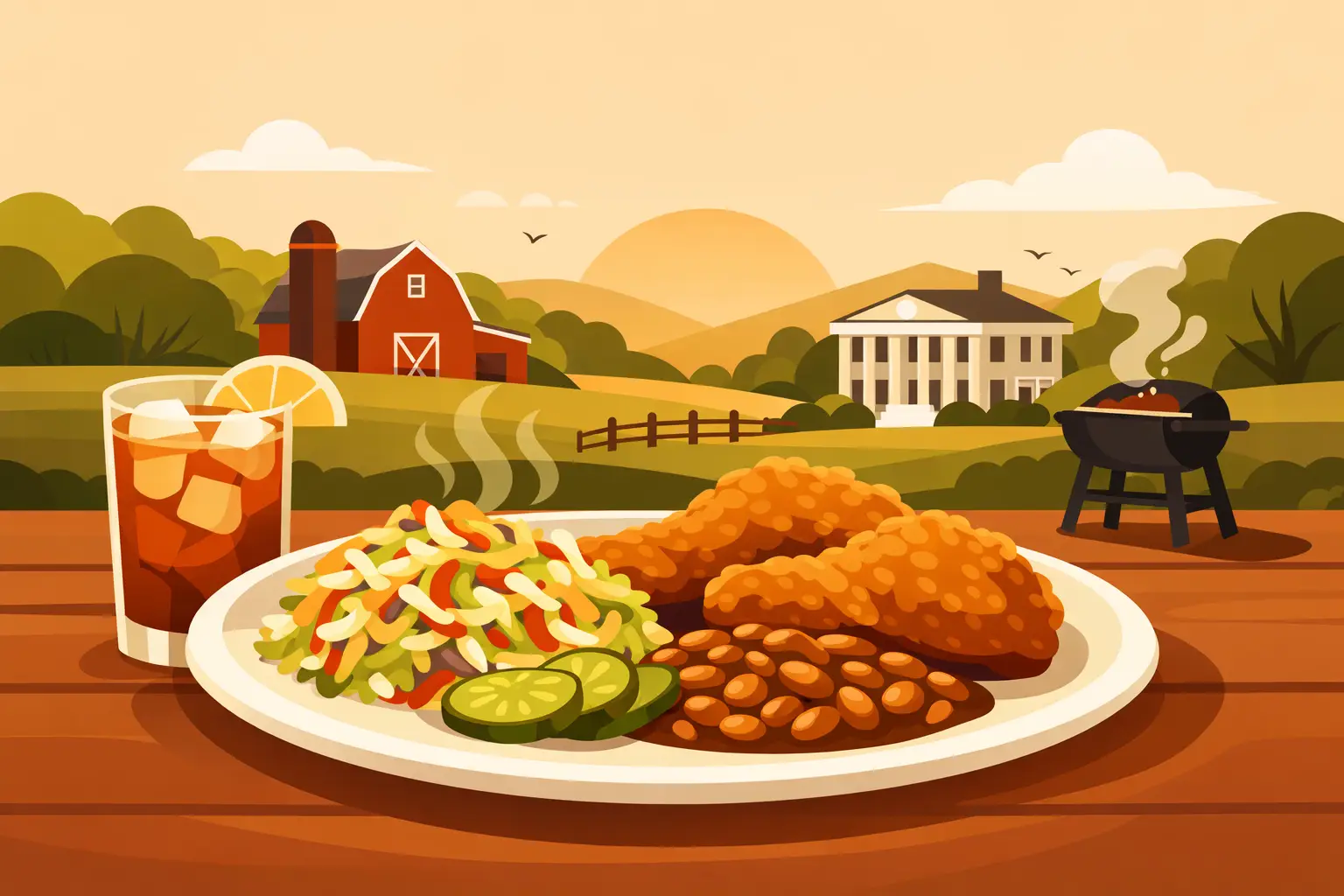 How Hot Slaw Tastes on a Southern Plate