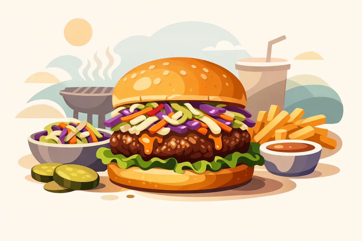 Why Burgers With Slaw Just Taste Better