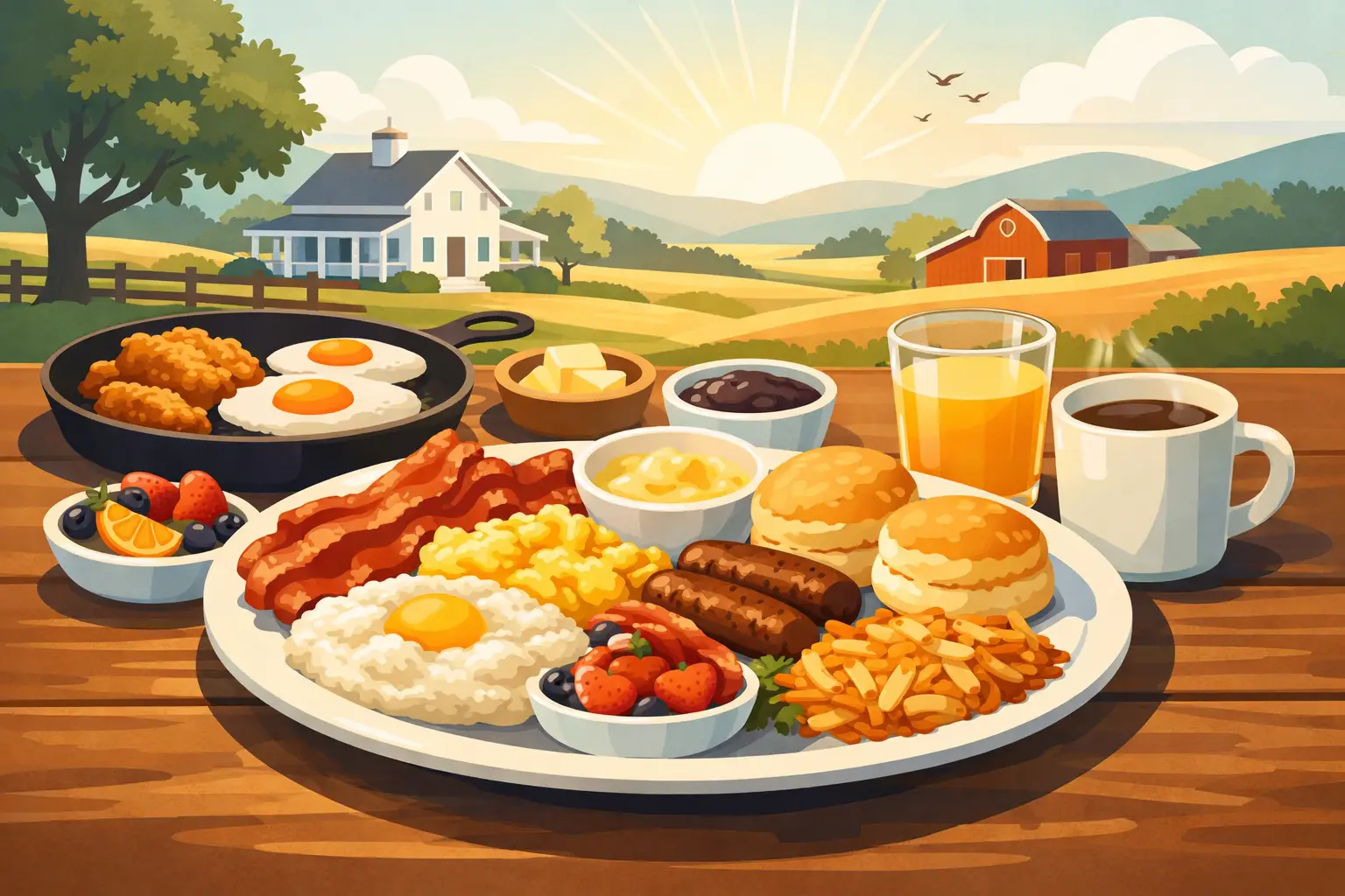 What Comes With Breakfast Platters? A Southern Look